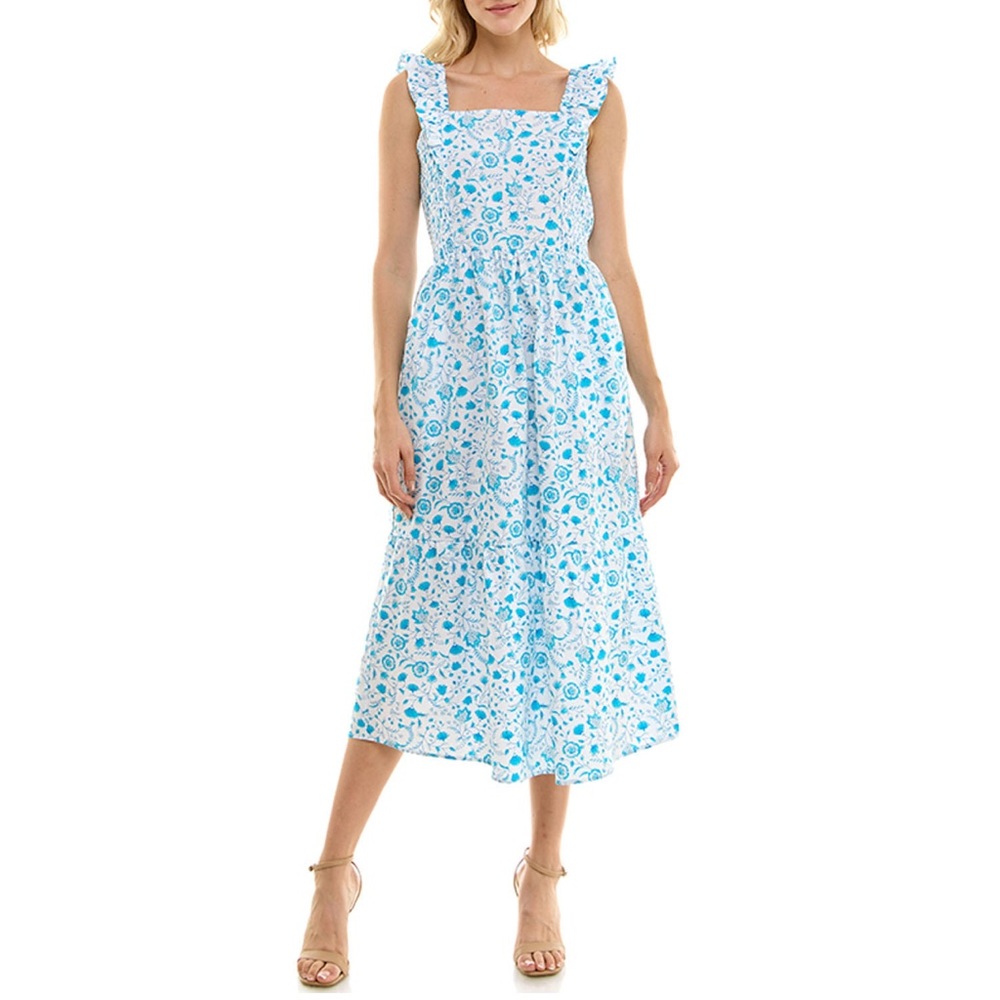 Draper James Women's Ruffle Sleeve Dress Size M
